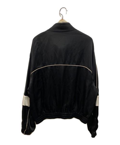 Saint Laurent Paris（サンローランパリ）Saint Laurent Paris (サンローランパリ) パネルデザインハイネックボンバーブルゾン ブラック サイズ:54の古着・服飾アイテム