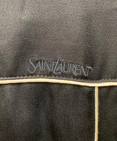 Saint Laurent Paris（サンローランパリ）Saint Laurent Paris (サンローランパリ) パネルデザインハイネックボンバーブルゾン ブラック サイズ:54の古着・服飾アイテム