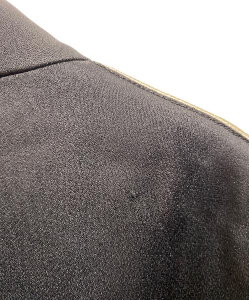 Saint Laurent Paris（サンローランパリ）Saint Laurent Paris (サンローランパリ) パネルデザインハイネックボンバーブルゾン ブラック サイズ:54の古着・服飾アイテム