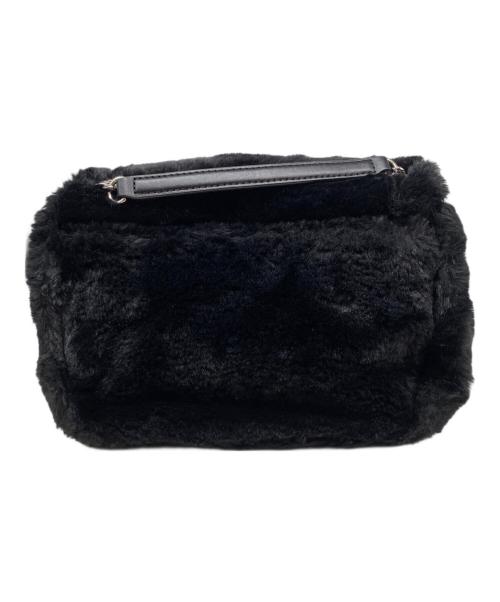 MICHAEL KORS（マイケル・コース）MICHAEL KORS (マイケル・コース) フェイクファーチェーンバッグ ブラックの古着・服飾アイテム