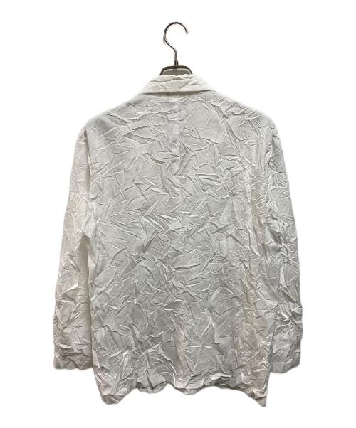 AURALEE（オーラリー）AURALEE (オーラリー) WRINKLED WASHED FINX TWILL JACKET ホワイト サイズ:3 未使用品の古着・服飾アイテム