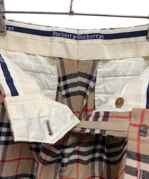 Burberry's（バーバリー）Burberry's (バーバリーズ) ノバチェッククロップドパンツ ベージュ サイズ:79ｃｍの古着・服飾アイテム