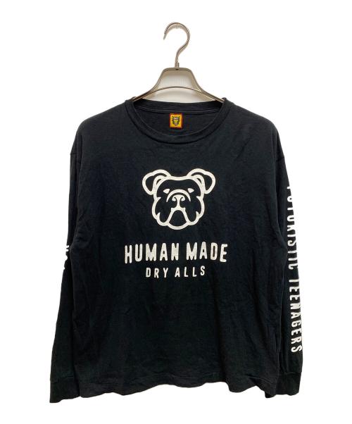 HUMAN MADE（ヒューマンメイド）HUMAN MADE (ヒューマンメイド) DRY ALL プリントカットソー ブラック サイズ:Ｍの古着・服飾アイテム