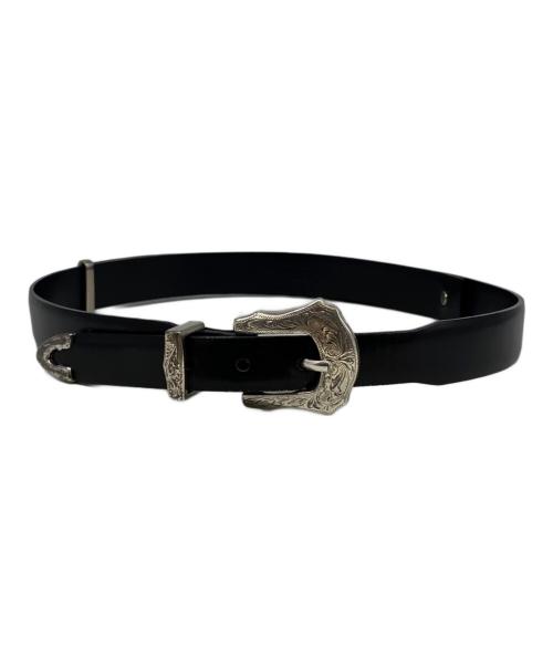 TOGA VIRILIS（トーガ ビリリース）TOGA VIRILIS (トーガ ビリリース) Metal buckle belt ブラックの古着・服飾アイテム