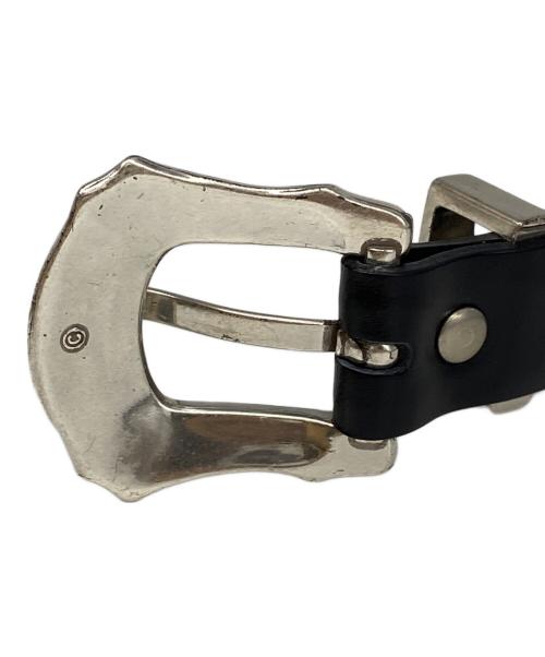 TOGA VIRILIS（トーガ ビリリース）TOGA VIRILIS (トーガ ビリリース) Metal buckle belt ブラックの古着・服飾アイテム