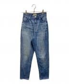 YANUKヤヌーク）の古着「ボーイズテーパードデニムパンツ」｜インディゴ