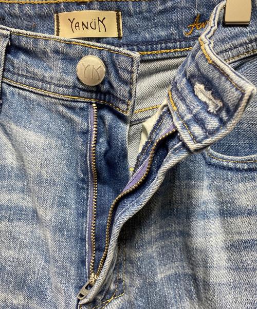 YANUK（ヤヌーク）YANUK (ヤヌーク) ボーイズテーパードデニムパンツ インディゴ サイズ:24の古着・服飾アイテム