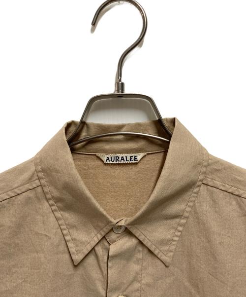 AURALEE（オーラリー）AURALEE (オーラリー) Washed FINX TWILL BIG Half sleeved SHIRT ベージュ サイズ:4の古着・服飾アイテム