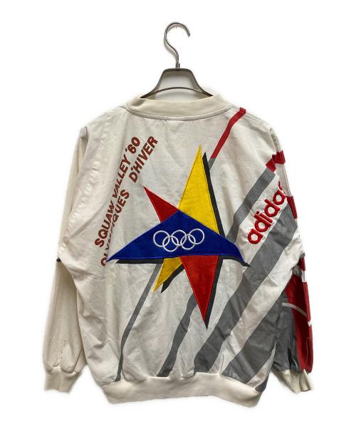 adidas（アディダス）adidas (アディダス) スウェット ホワイト サイズ:Ｍの古着・服飾アイテム