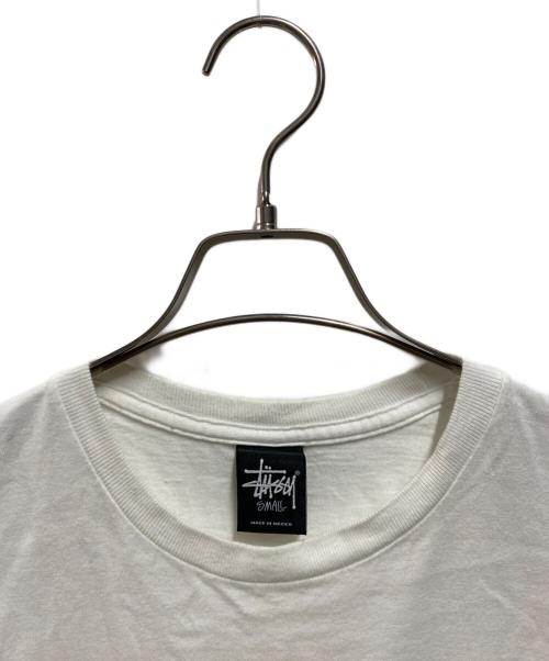 stussy（ステューシー）stussy (ステューシー) フラワースカルＴシャツ ホワイト サイズ:Ｓの古着・服飾アイテム