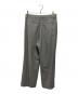 MUSE (ミューズ) WOOL SERGE SAGGER パンツ グレー サイズ:38：5000円