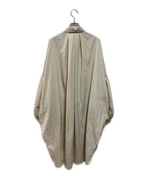 LE PHIL（ル フィル）LE PHIL (ル フィル) ミリタリープルーフオーバーサイズブラウス ベージュ サイズ:FREEの古着・服飾アイテム