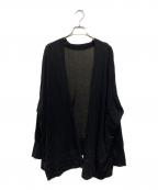 MUSEミューズ）の古着「shake code ショートカーディガン」｜ブラック