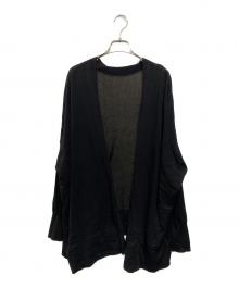 MUSE（ミューズ）の古着「shake code ショートカーディガン」｜ブラック