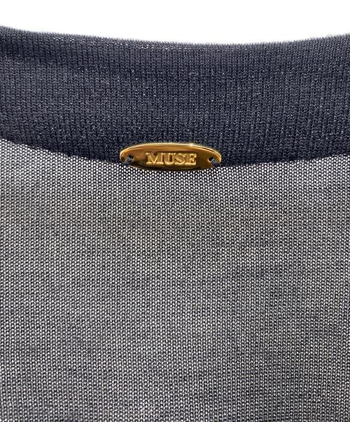 MUSE（ミューズ）MUSE (ミューズ) shake code ショートカーディガン ブラック サイズ:FREEの古着・服飾アイテム