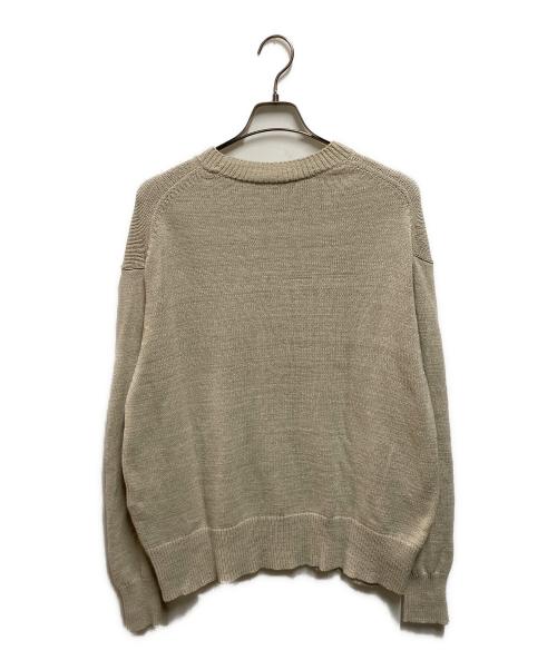 STUDIO NICHOLSON（スタジオ ニコルソン）STUDIO NICHOLSON (スタジオ ニコルソン) RIBBON KNIT ベージュ サイズ:Ｓの古着・服飾アイテム