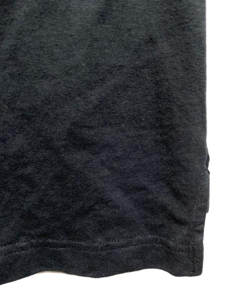 BALENCIAGA（バレンシアガ）BALENCIAGA (バレンシアガ) MULTI LOGO HI-NECK OVERSIZED LS TEE ブラック サイズ:Ｌの古着・服飾アイテム