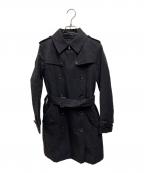 SANYOサンヨー）の古着「ダブルブレストトレンチコート 100年コート」｜ネイビー