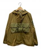 Liberaidersリベレイダース）の古着「HALF ZIP ANORAK」｜ブラウン