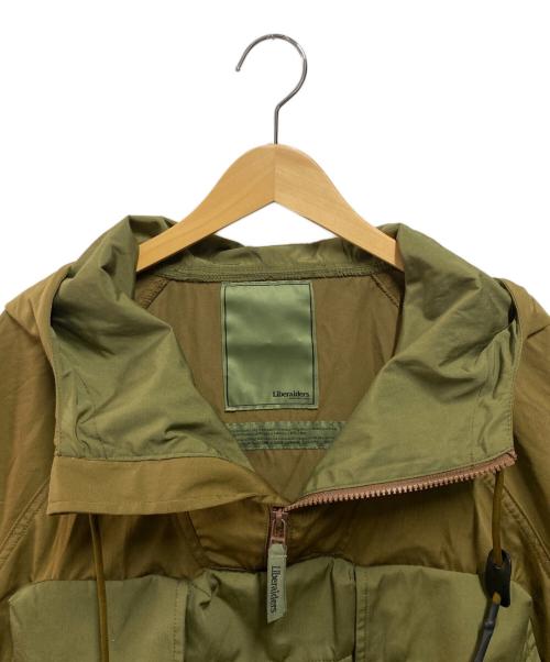 Liberaiders（リベレイダース）Liberaiders (リベレイダース) HALF ZIP ANORAK ブラウン サイズ:Mの古着・服飾アイテム
