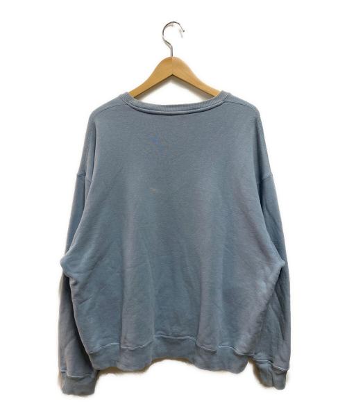 A BATHING APE（ア ベイシング エイプ）A BATHING APE (ア ベイシング エイプ) RELAXED FIT CREWNECK スカイブルー サイズ:XLの古着・服飾アイテム