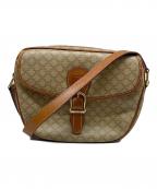 CELINEセリーヌ）の古着「オールドマカダム柄ショルダーバッグ」｜ベージュ