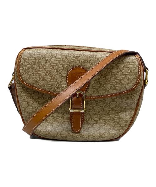 CELINE（セリーヌ）CELINE (セリーヌ) オールドマカダム柄ショルダーバッグ ベージュの古着・服飾アイテム