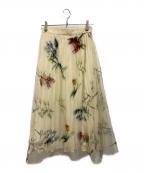 Ameri×STUDIOUSアメリ×ステュディオス）の古着「別注SOFIA ORGANZA LAYERED SKIRT」｜アイボリー