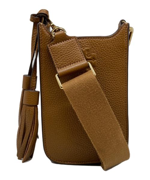 TORY BURCH（トリーバーチ）TORY BURCH (トリーバーチ) thea cellphone crossbody ブラウンの古着・服飾アイテム