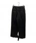 VERMEIL par iena (ヴェルメイユ パー イエナ) 裾ベルトタックパンツ ブラック サイズ:40：6000円