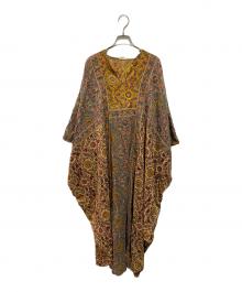 ANOKHI（アノキ）の古着「花柄ワンピース」｜イエロー