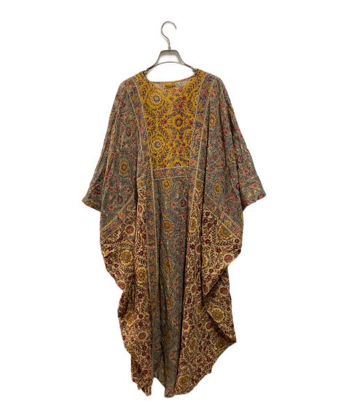 ANOKHI（アノキ）ANOKHI (アノキ) 花柄ワンピース イエロー サイズ:FREEの古着・服飾アイテム