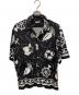 SOLARIS&CO.（ソラリス&コー）の古着「PATTERN OP S/S SHIRT」｜ブラック