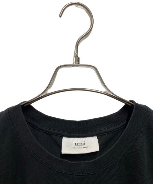 AMI Alexandre Mattiussi（アミアレクサンドルマテュッシ）AMI Alexandre Mattiussi (アミアレクサンドルマテュッシ) AMI DE COEUR T-SHIRT ブラック サイズ:ＸＬの古着・服飾アイテム