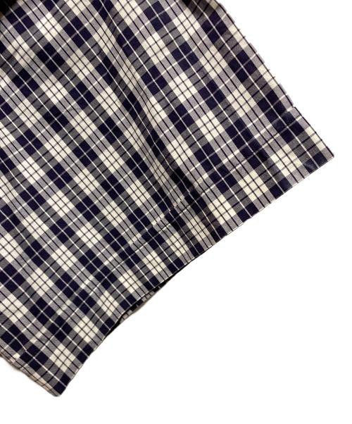 AMI Alexandre Mattiussi（アミアレクサンドルマテュッシ）AMI Alexandre Mattiussi (アミアレクサンドルマテュッシ) Check Short-Sleeve Shirt ネイビー サイズ:Ⅼの古着・服飾アイテム