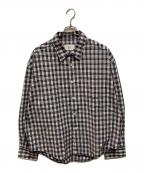 AMI Alexandre Mattiussiアミアレクサンドルマテュッシ）の古着「チェックシャツ」｜ネイビー