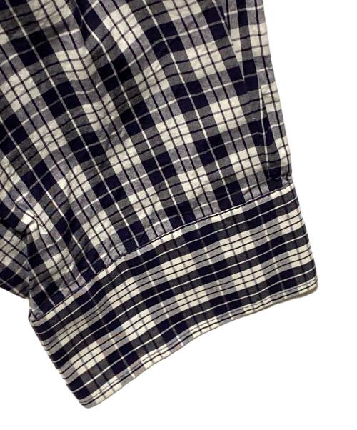 AMI Alexandre Mattiussi（アミアレクサンドルマテュッシ）AMI Alexandre Mattiussi (アミアレクサンドルマテュッシ) チェックシャツ ネイビー サイズ:Lの古着・服飾アイテム