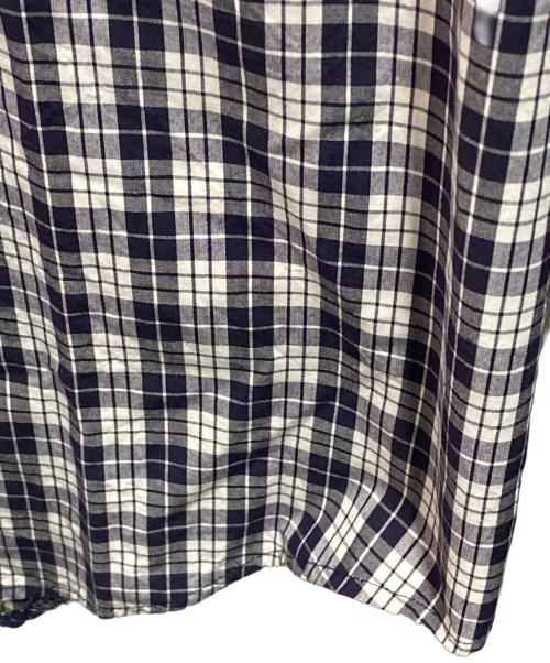 AMI Alexandre Mattiussi（アミアレクサンドルマテュッシ）AMI Alexandre Mattiussi (アミアレクサンドルマテュッシ) チェックシャツ ネイビー サイズ:Lの古着・服飾アイテム