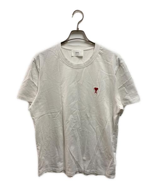 AMI Alexandre Mattiussi（アミアレクサンドルマテュッシ）AMI Alexandre Mattiussi (アミアレクサンドルマテュッシ) AMI DE COEUR T-SHIRT ホワイト サイズ:ＸＬの古着・服飾アイテム