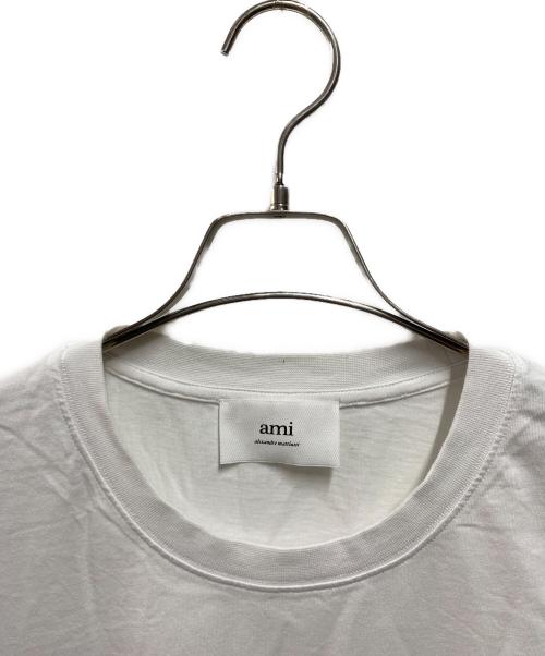 AMI Alexandre Mattiussi（アミアレクサンドルマテュッシ）AMI Alexandre Mattiussi (アミアレクサンドルマテュッシ) AMI DE COEUR T-SHIRT ホワイト サイズ:ＸＬの古着・服飾アイテム