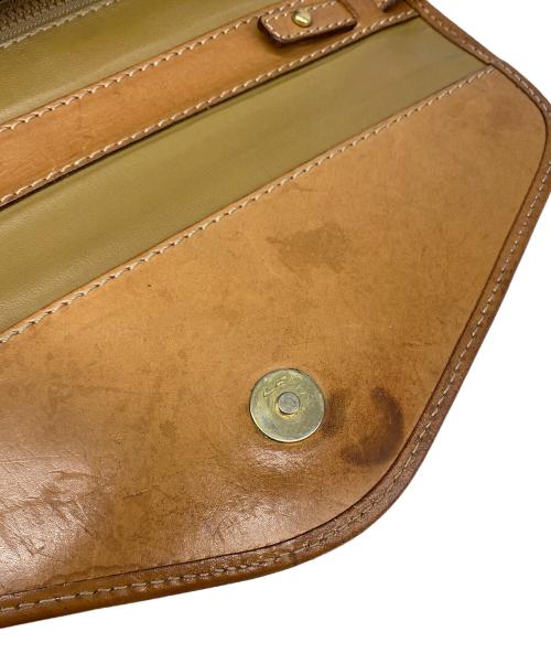 CELINE（セリーヌ）CELINE (セリーヌ) OLD マカダムショルダーバッグ ブラウンの古着・服飾アイテム