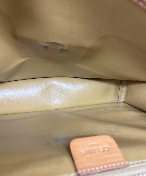 CELINE（セリーヌ）CELINE (セリーヌ) OLD マカダムショルダーバッグ ブラウンの古着・服飾アイテム