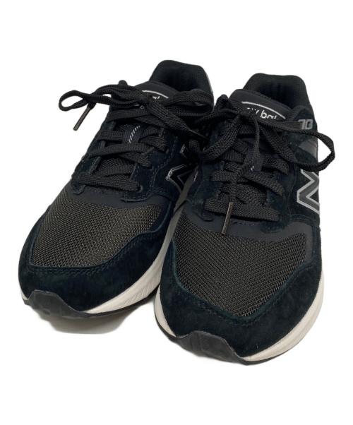 NEW BALANCE（ニューバランス）NEW BALANCE (ニューバランス) ローカットスニーカー ブラック サイズ:22.5cmの古着・服飾アイテム