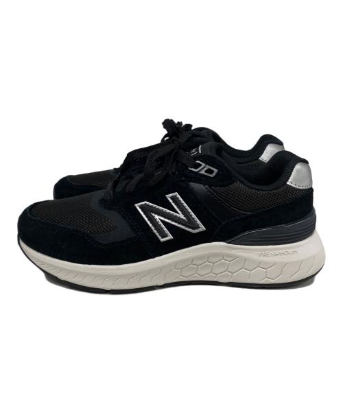 NEW BALANCE（ニューバランス）NEW BALANCE (ニューバランス) ローカットスニーカー ブラック サイズ:22.5cmの古着・服飾アイテム