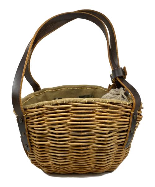 ebagos（エバゴス）ebagos (エバゴス) カゴバッグ ブラウンの古着・服飾アイテム