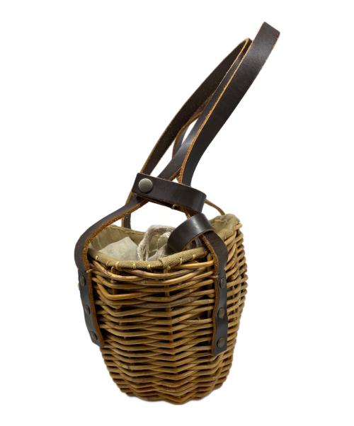 ebagos（エバゴス）ebagos (エバゴス) カゴバッグ ブラウンの古着・服飾アイテム