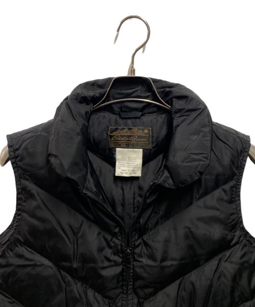 Eddie Bauer（エディーバウアー）Eddie Bauer (エディーバウアー) 90's DOWN VEST ブラック サイズ:Мの古着・服飾アイテム
