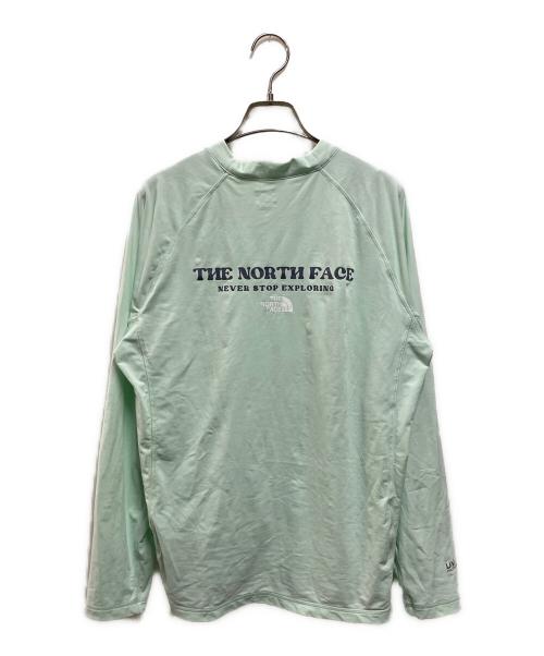 THE NORTH FACE（ザ ノース フェイス）THE NORTH FACE (ザ ノース フェイス) SPLASHY RASHGUARD ブルー サイズ:Ｌの古着・服飾アイテム