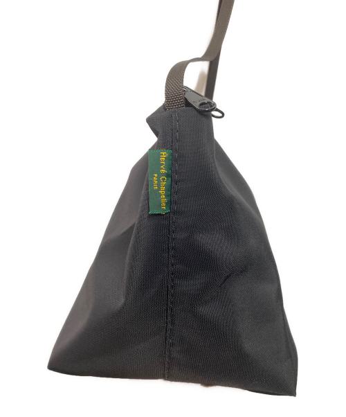 Herve Chapelier（エルベシャプリエ）Herve Chapelier (エルベシャプリエ) ナイロン舟型ショルダーバッグ ブラックの古着・服飾アイテム