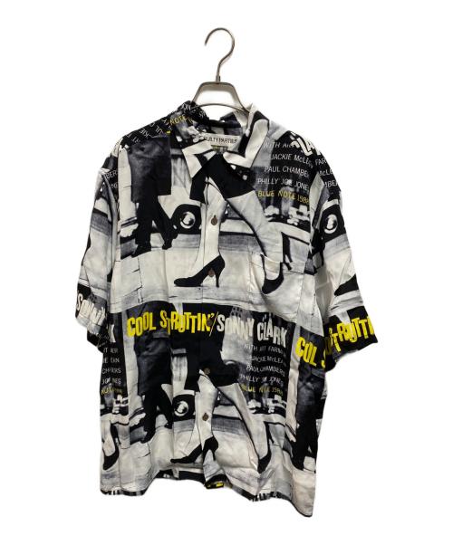 WACKO MARIA（ワコマリア）WACKO MARIA (ワコマリア) BLUE NOTE / S/S HAWAIIAN SHIRT ホワイト×ブラック サイズ:ＸＬの古着・服飾アイテム